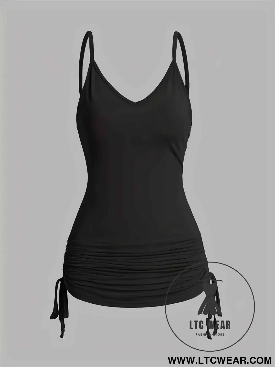 Halloween Contrast Batwing Top  Drawstring Cami Set