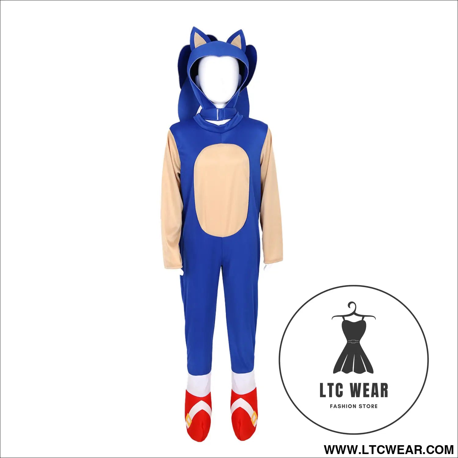 Halloween costume hedgehog blue sonic costume super sonic the hedgehog performance outfit
