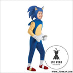 Halloween costume hedgehog blue sonic costume super sonic the hedgehog performance outfit - blue classic / s