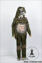 Halloween costume kids cosplay boy swamp monster outfit scary mask intestine costume