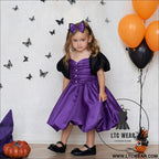 Halloween kids costume role play cosplay little witch witch party performance outfit