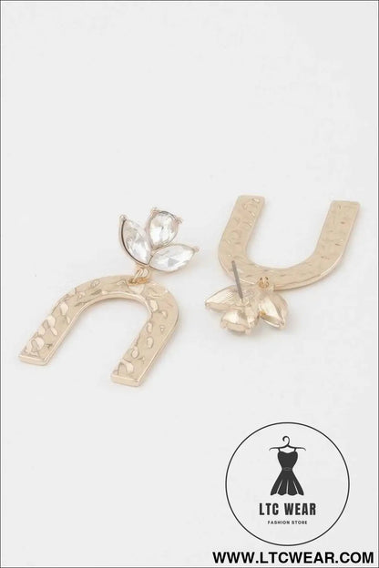 Hammered Arch Earrings