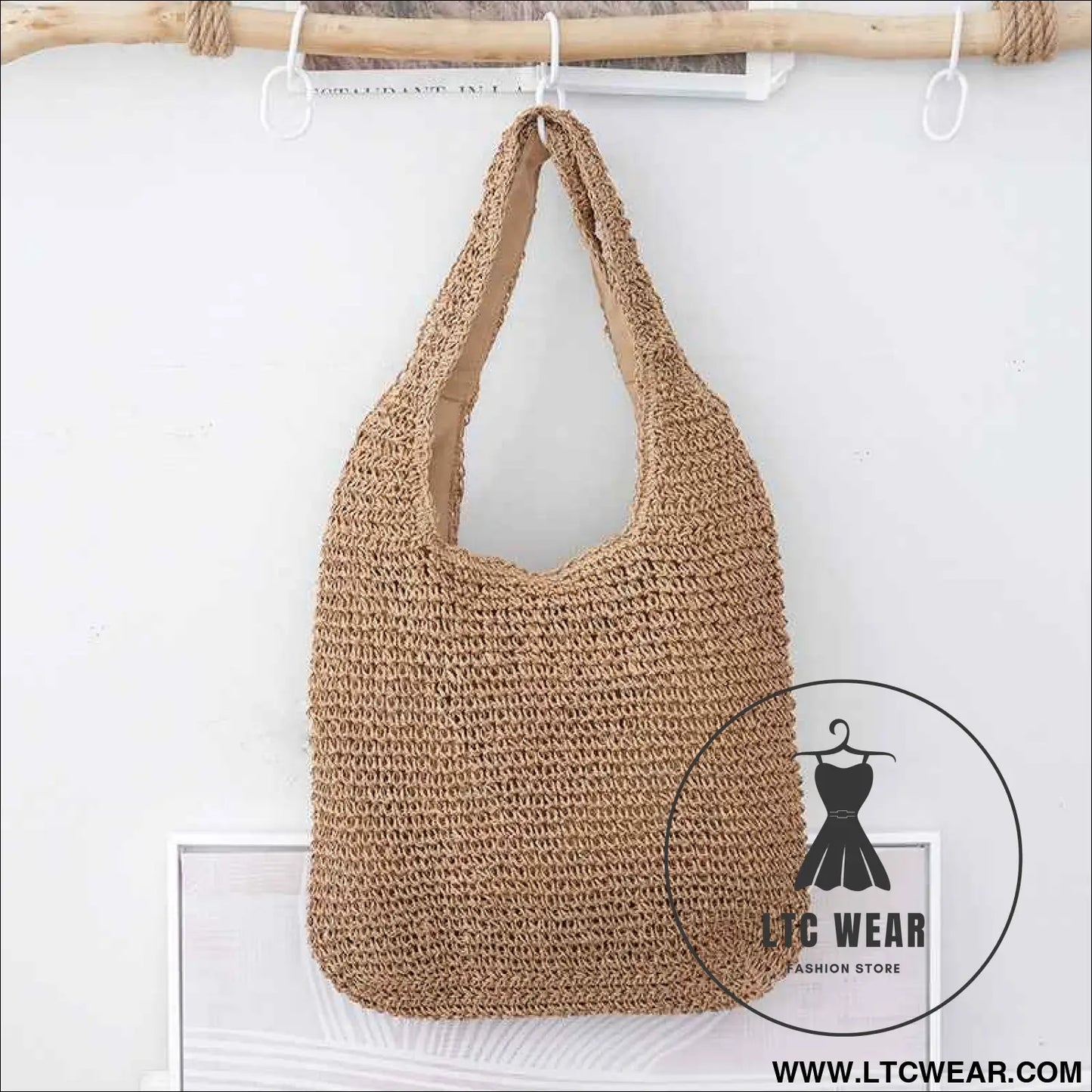 Handheld Bag Everyday Commute Versatile Woven Bag Vacation Shoulder Bag