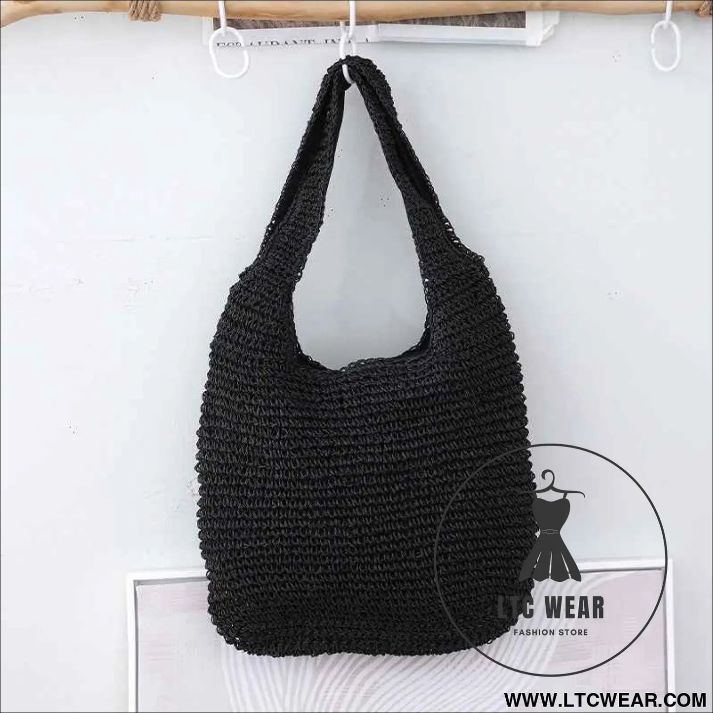 Handheld Bag Everyday Commute Versatile Woven Bag Vacation Shoulder Bag