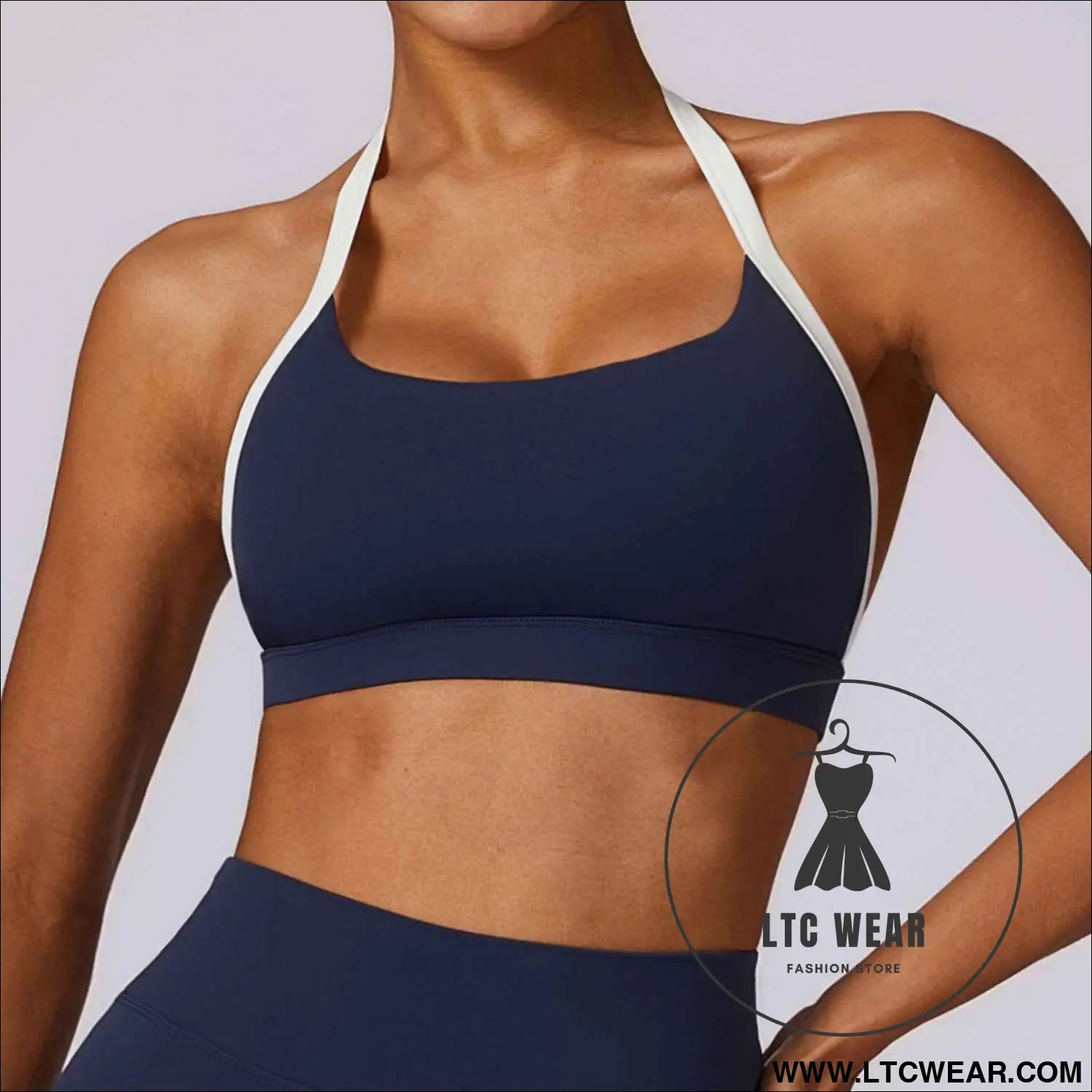 Hanging neck yoga quick drying sports bra running and fitness vest