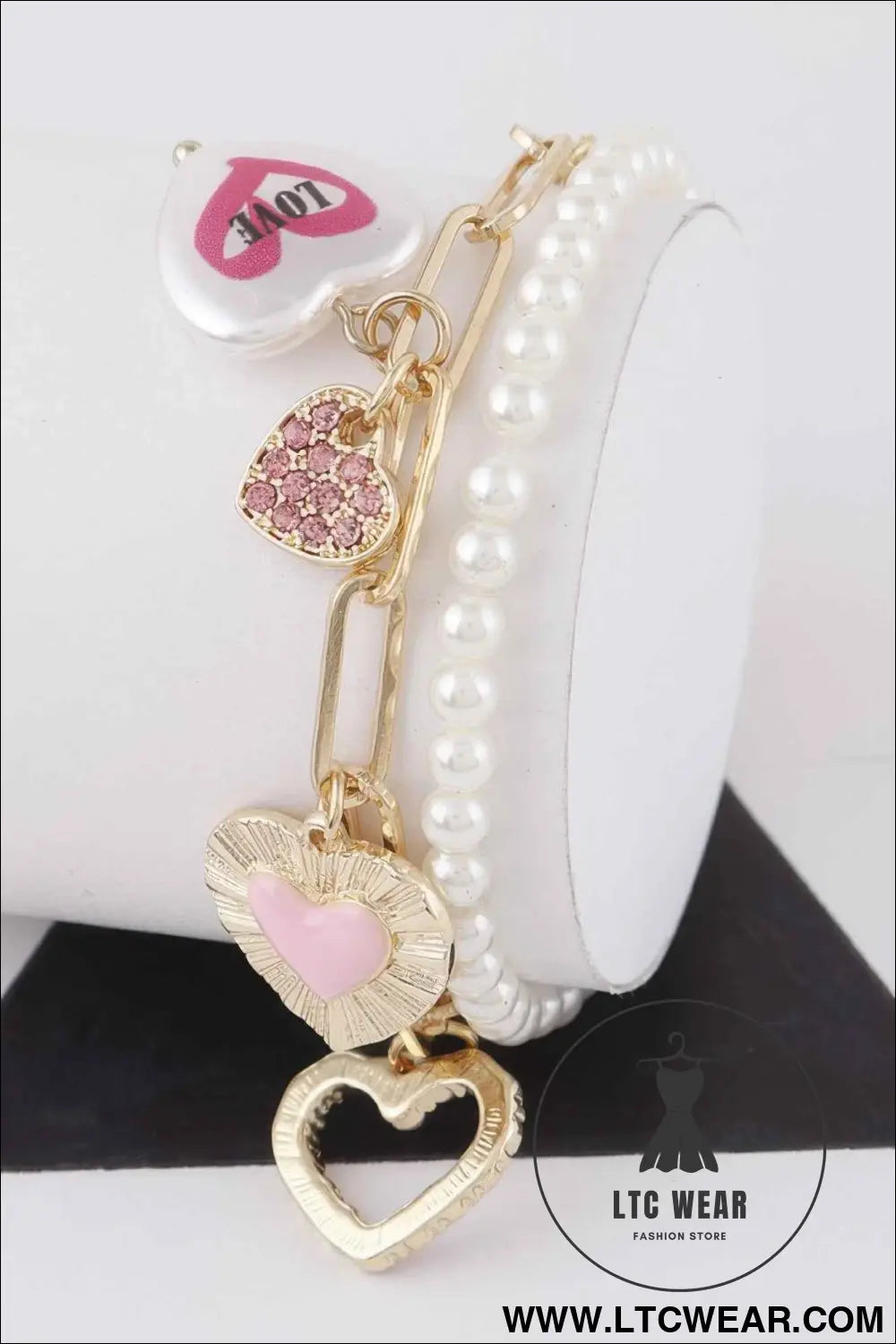 Heart Charms Bracelet