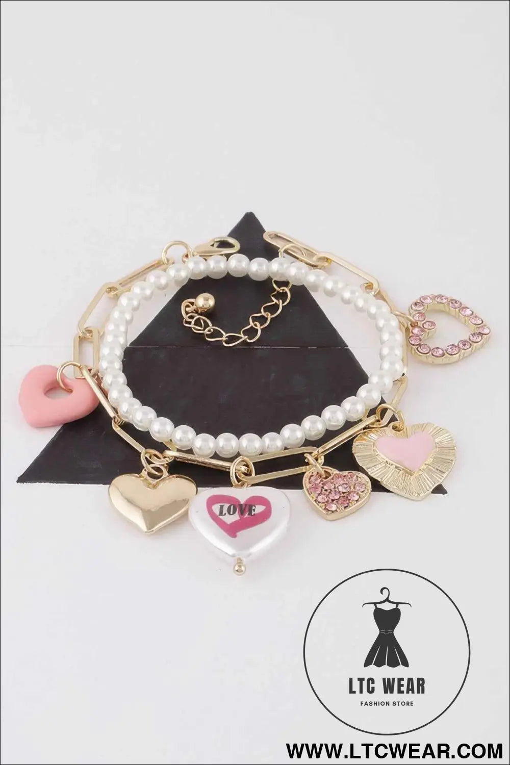 Heart Charms Bracelet