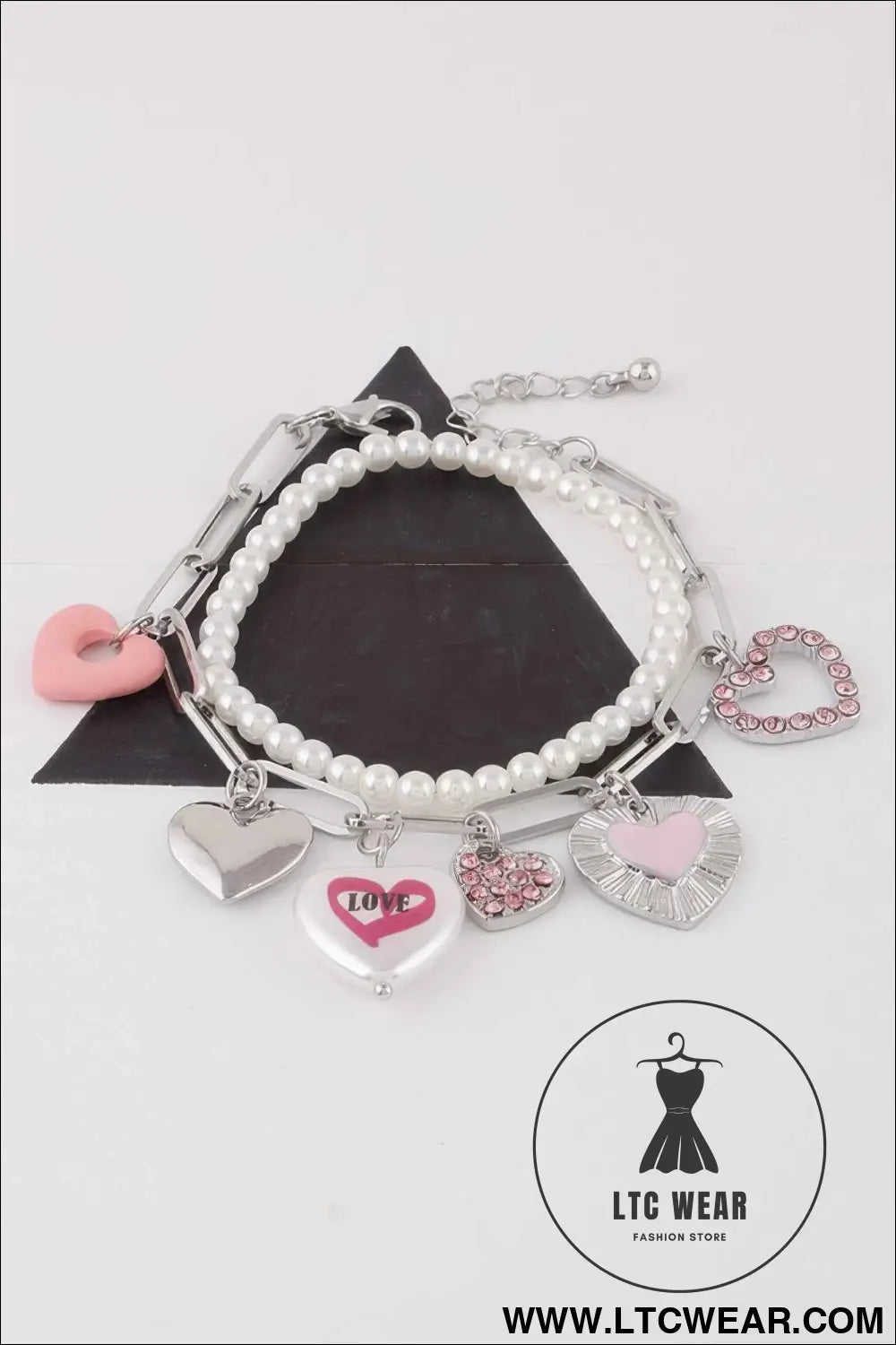 Heart Charms Bracelet