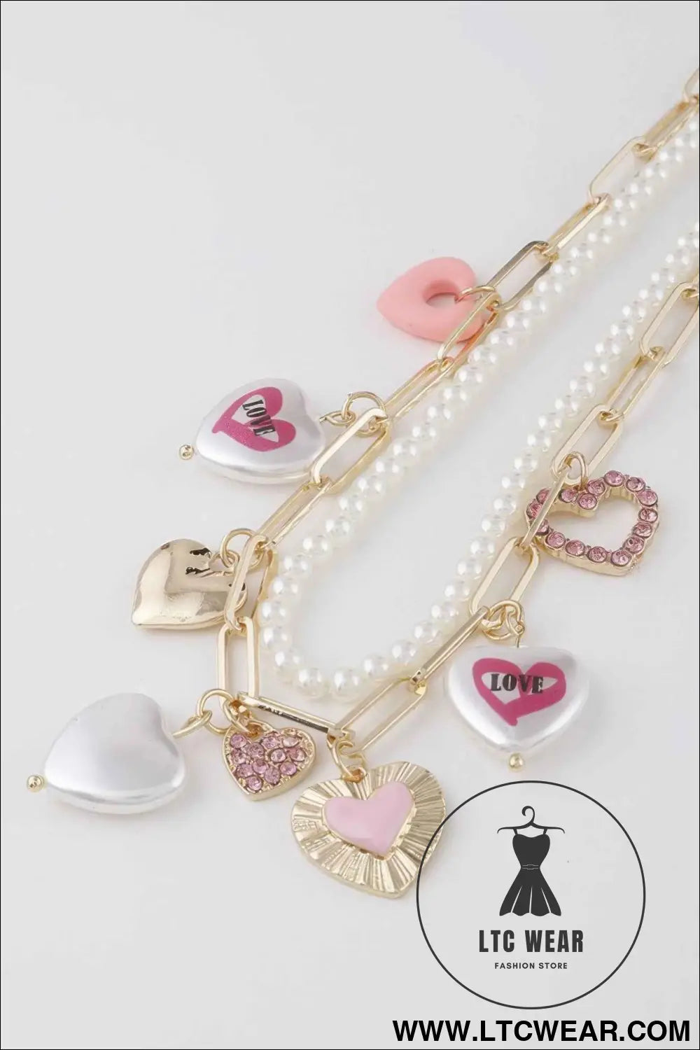 Heart Charms Necklace
