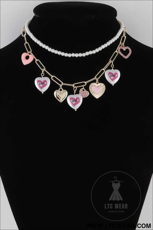 Heart Charms Necklace