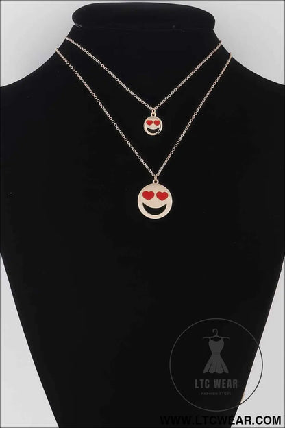Heart Eyes Emoji Necklace