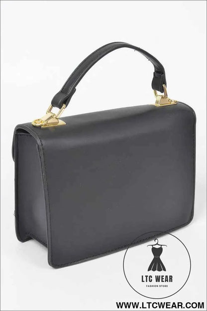 Heart Metal Clutch Handbag - Elegant Top Handle Design