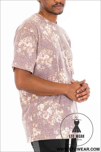 Heathered Floral Tshirt