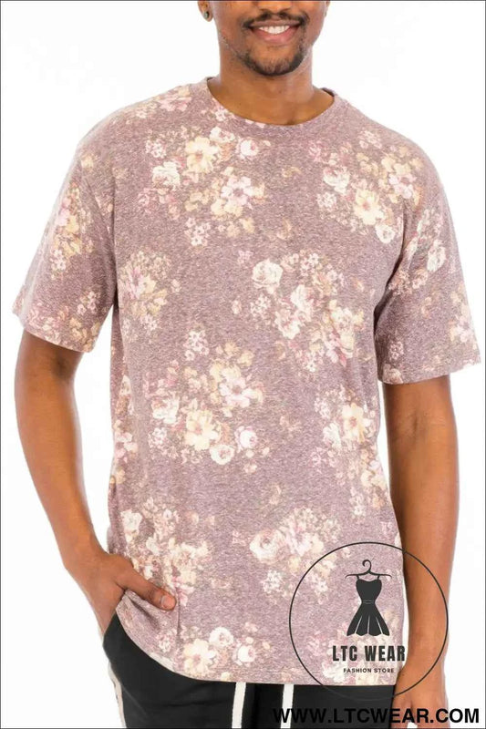 Heathered Floral Tshirt