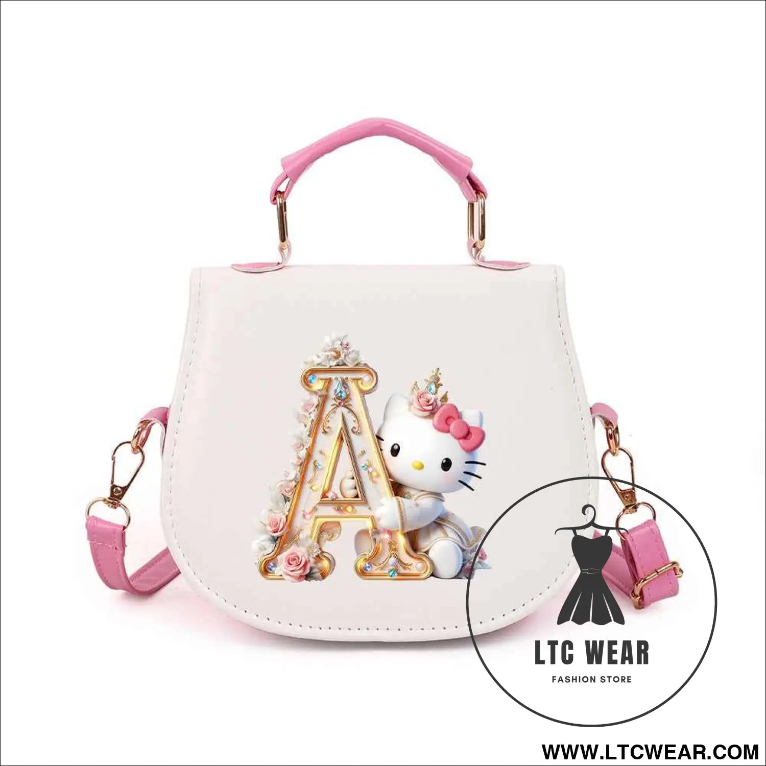 Hello Kitty 26Letter Crossbody Bag Chic AllSeason Style