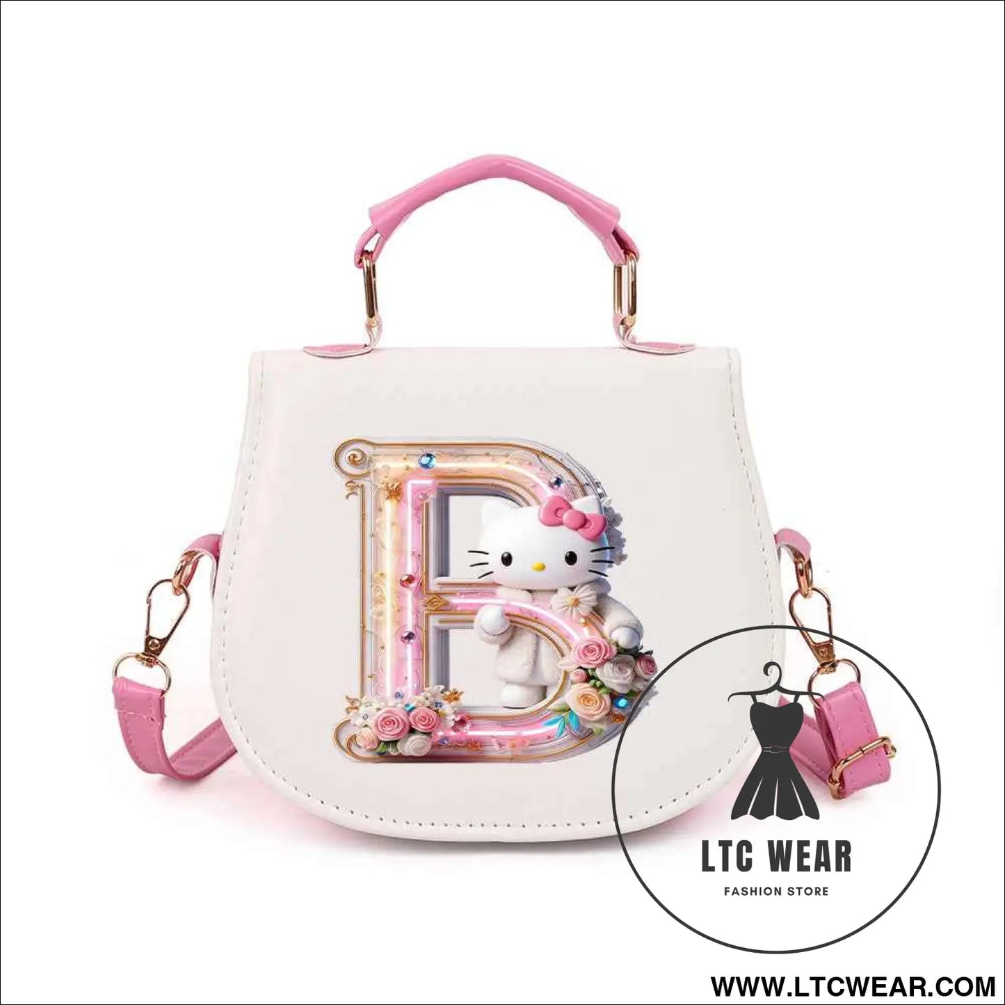 Hello Kitty 26Letter Crossbody Bag Chic AllSeason Style