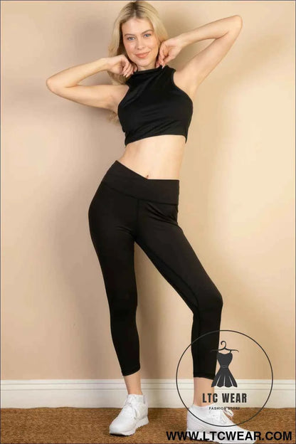 High Neck Sleeveless Top