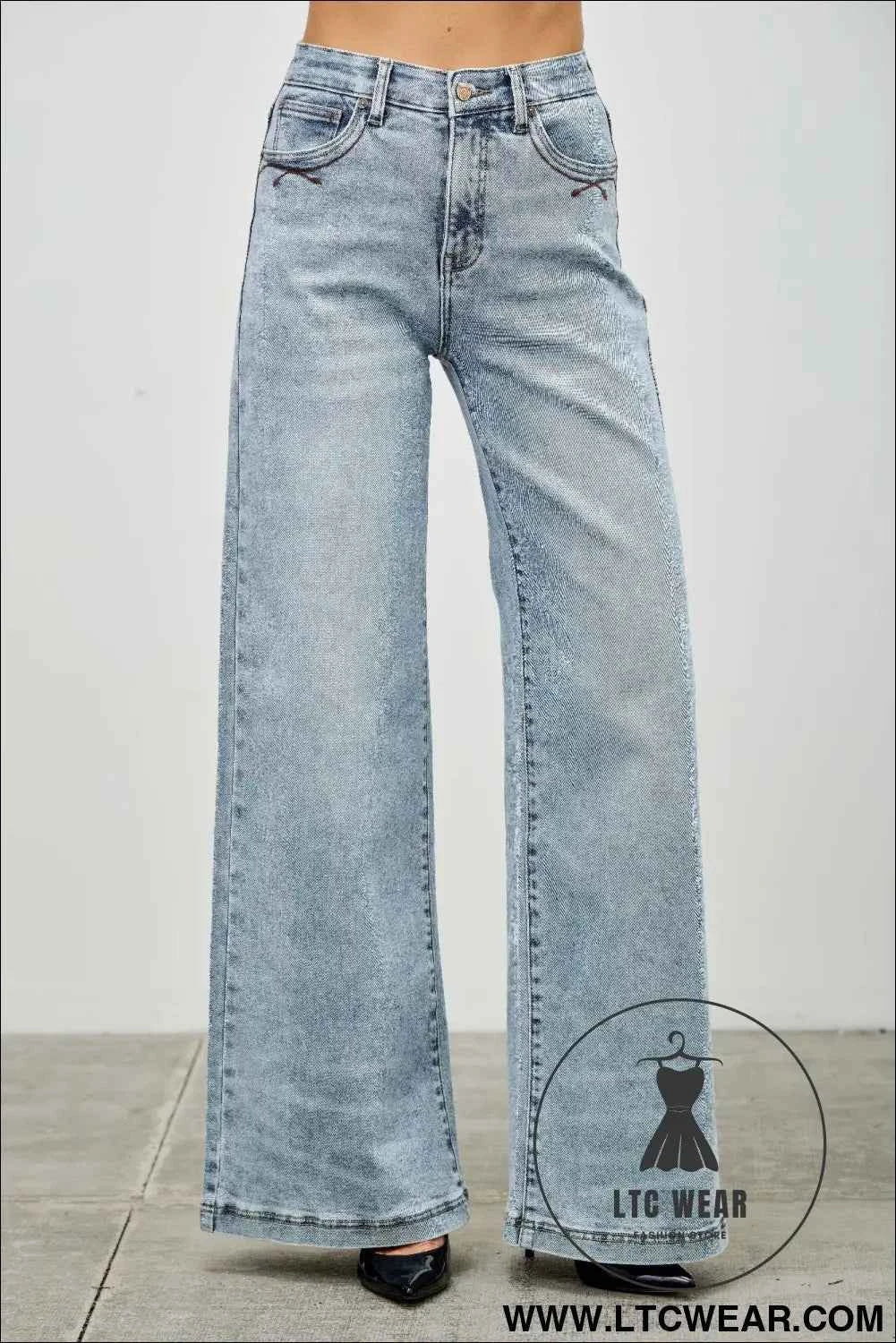 High Rise Wide Leg