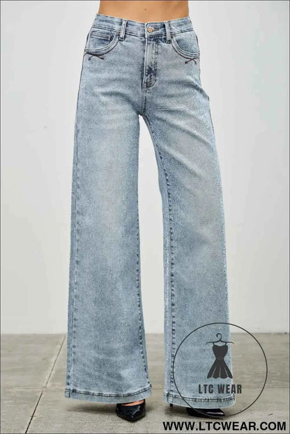 High Rise Wide Leg