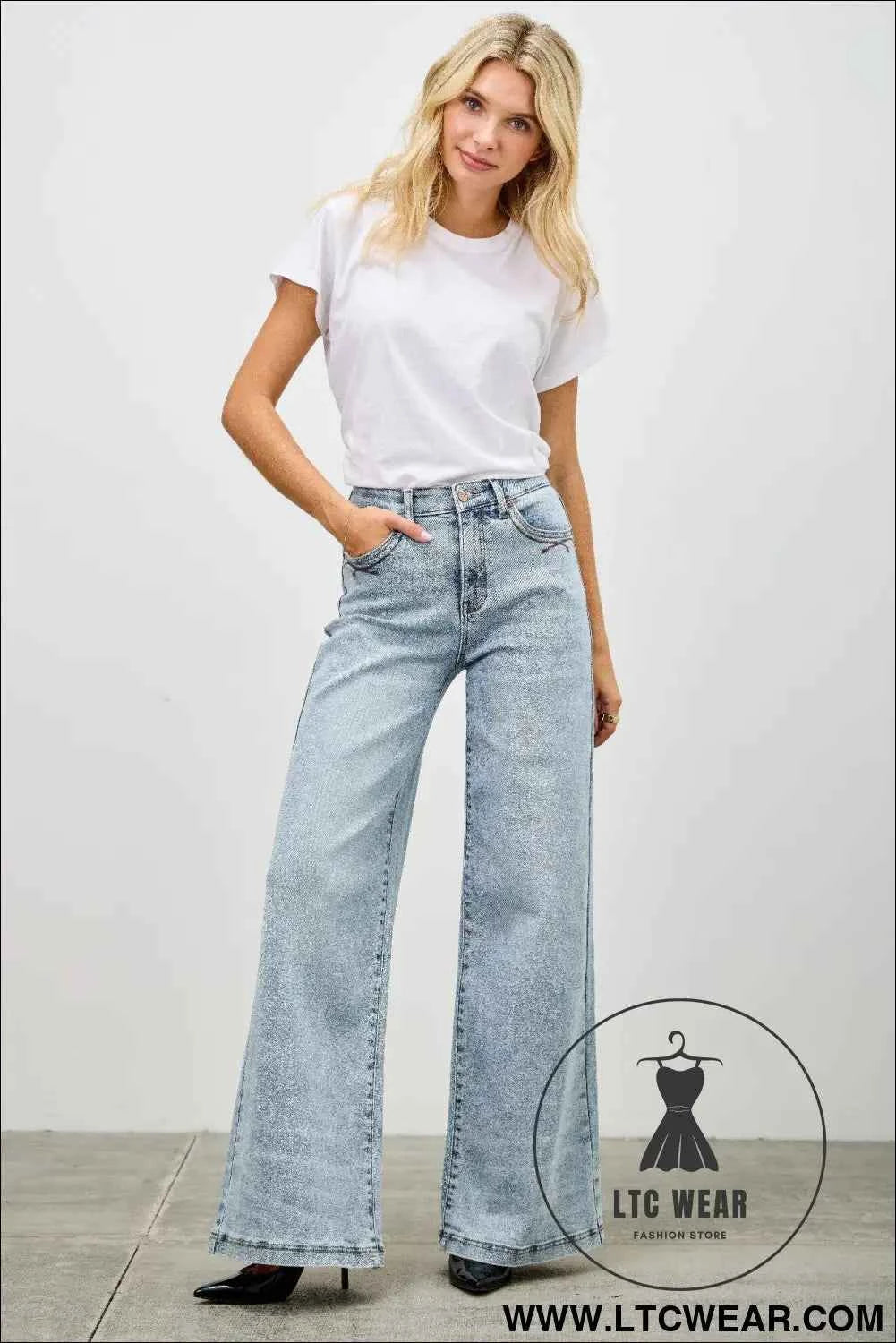 High Rise Wide Leg