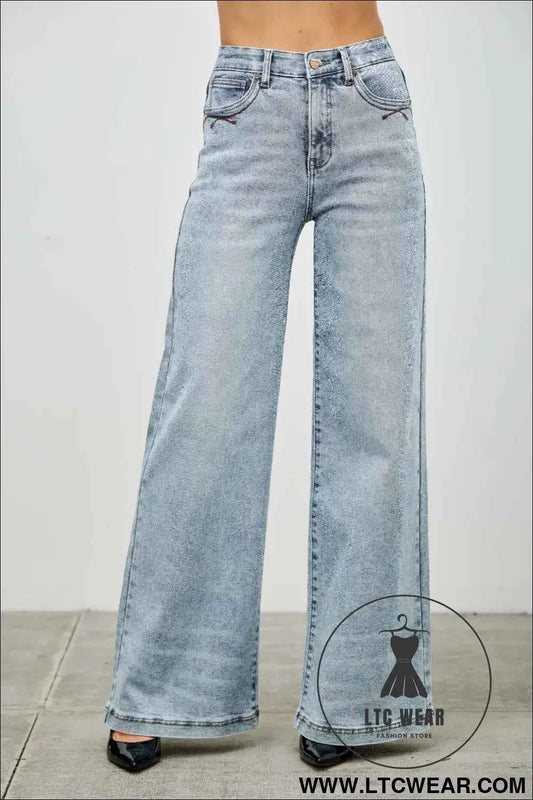 High Rise Wide Leg