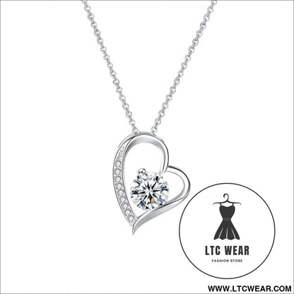 Hollow out heart-shaped necklace gift box for women