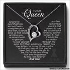 Hollow out heart-shaped necklace gift box for women