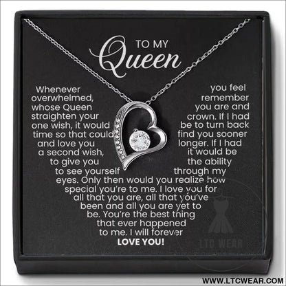 Hollow out heart-shaped necklace gift box for women