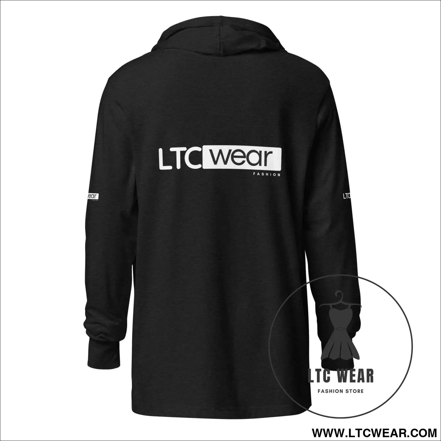 Hooded long-sleeve tee