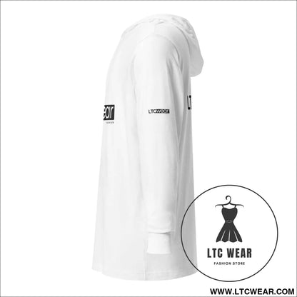 Hooded long-sleeve tee