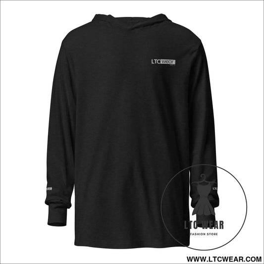 Hooded long-sleeve tee