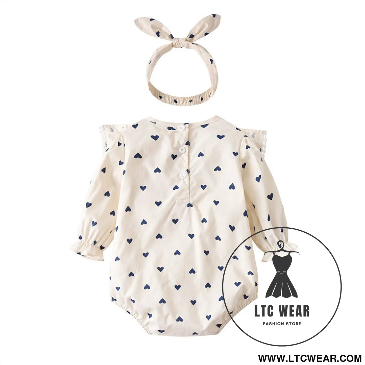 Infant newborn cotton clothes autumn baby clothing bag fart clothing love baby onesie ins romper