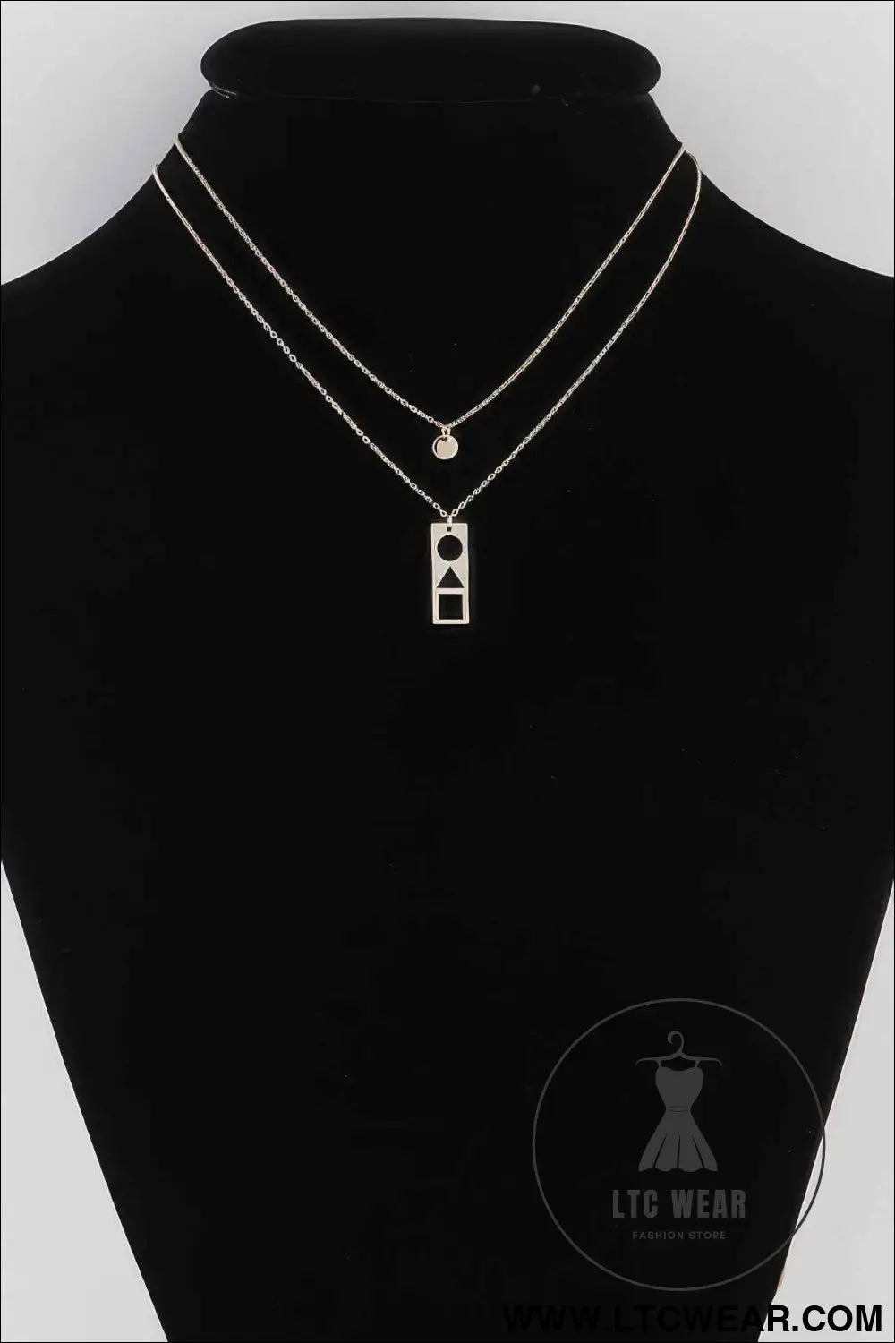Inverted Shape Pendant Necklace