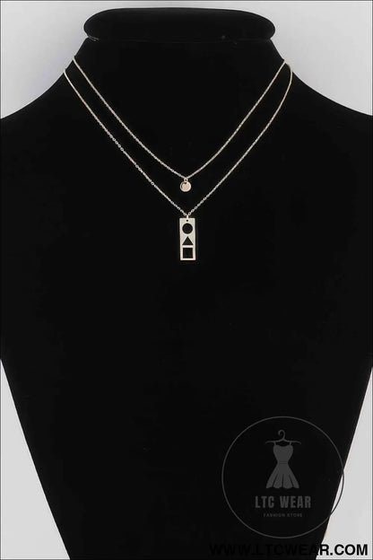 Inverted Shape Pendant Necklace