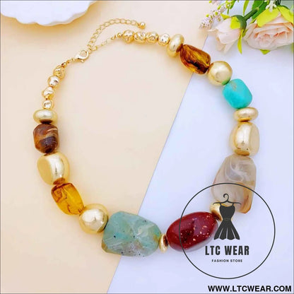 Irregular Acrylic Statement Necklace Collection
