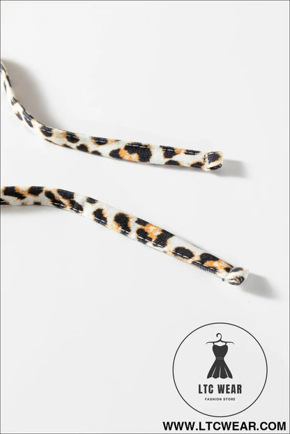Jet stream leopard contrast drawstring hood drop shoulder loose top - sweatshirts & hoodies