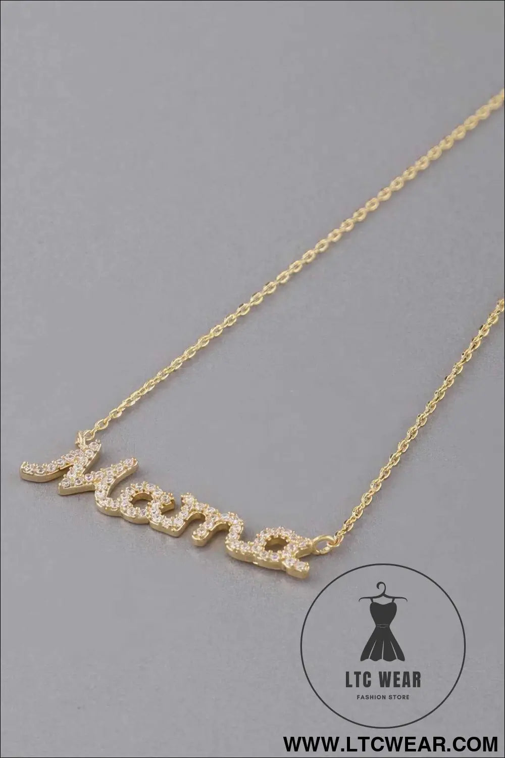 Jeweled Mama Necklace