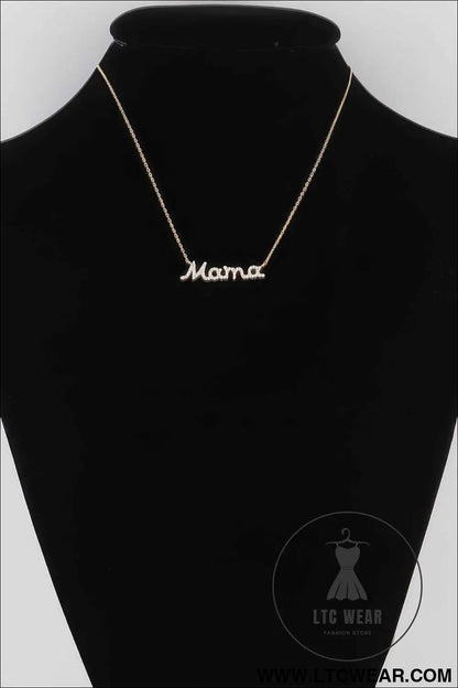 Jeweled Mama Necklace