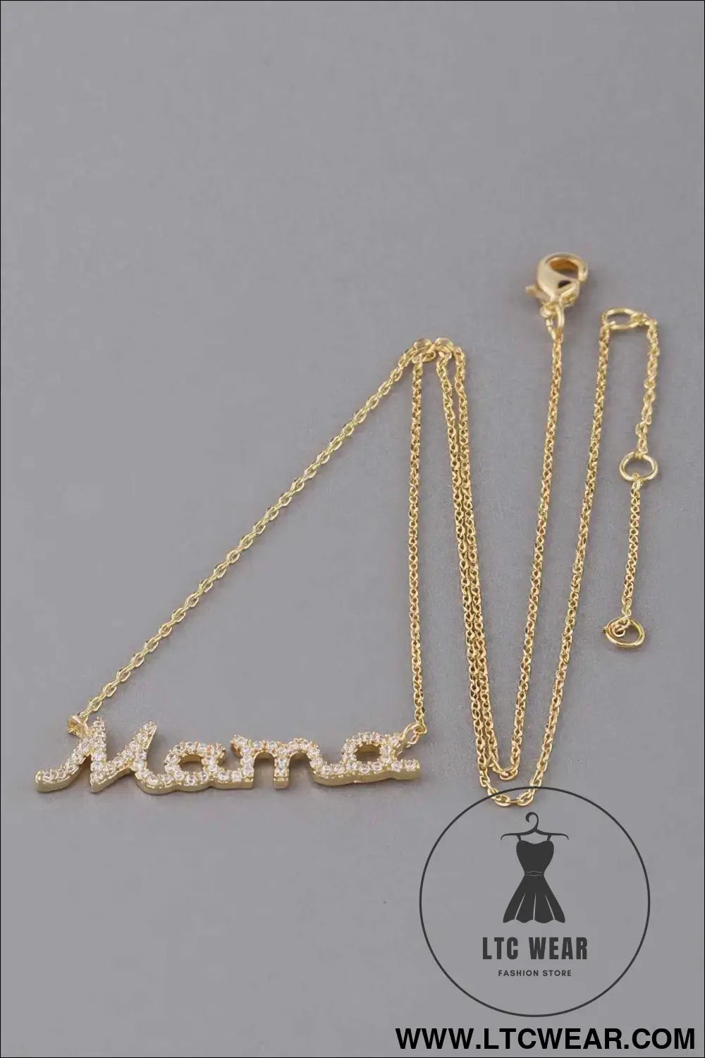 Jeweled Mama Necklace