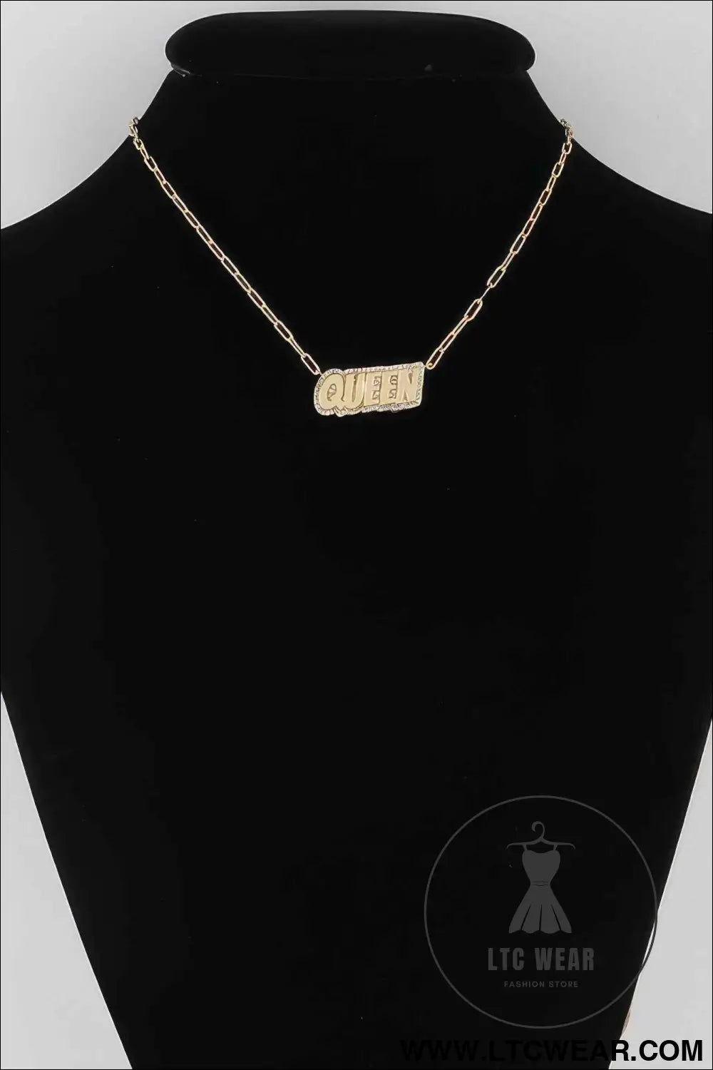 Jeweled Queen Chain Necklace