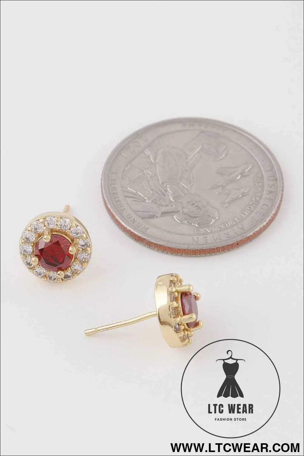 Jeweled Stud Earrings