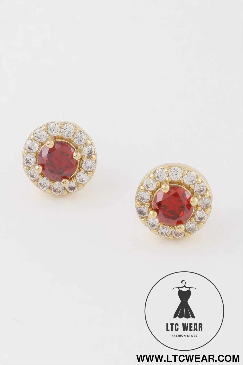 Jeweled Stud Earrings