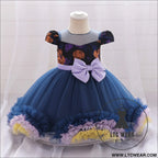 Kids party costume cosplay witch dress tutu skirt princess dress