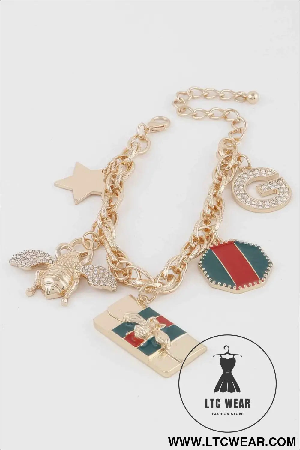 Killer Bee Charms Bracelet