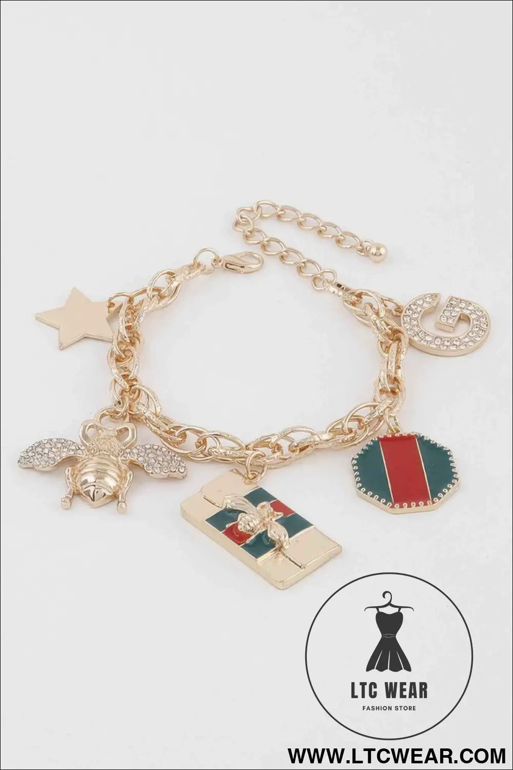 Killer Bee Charms Bracelet