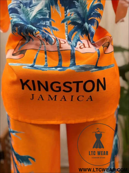 Kingston Palms Two-piece Set