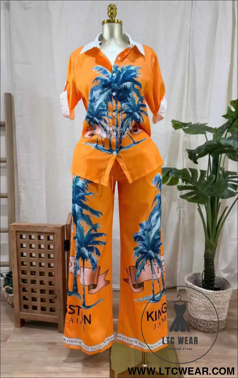 Kingston Palms Two-piece Set