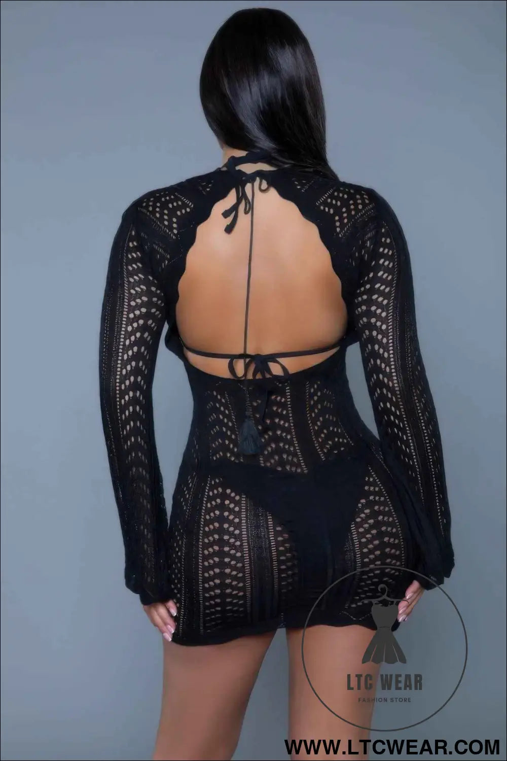 Kinsley Crochet Mini Dress