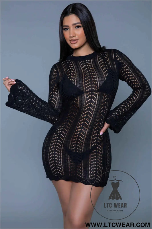 Kinsley Crochet Mini Dress