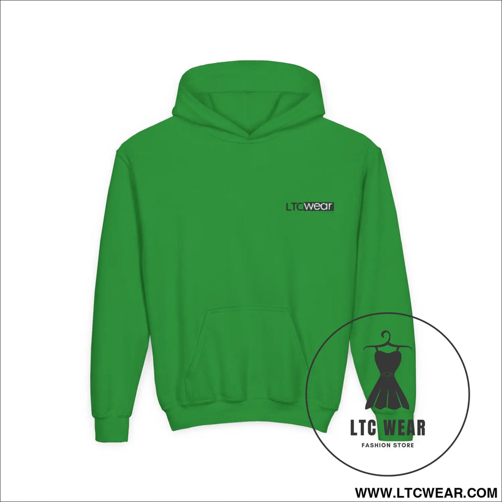 L.t.c wear youth hoodie - irish green / xs - kids clothes